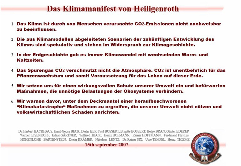 Heiligenrother Manifest